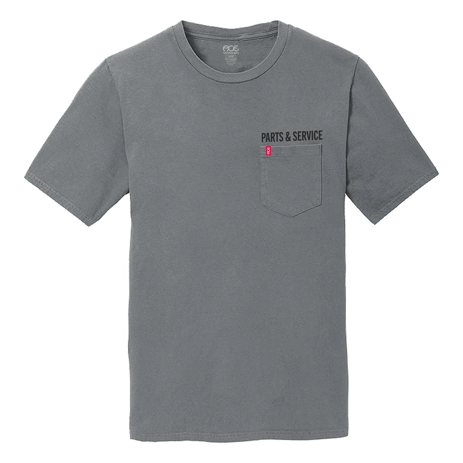 Ace Parts Service SS Pocket Tee - Grey – SB RAMPS