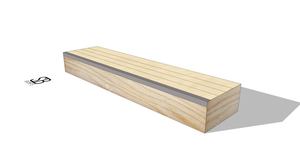 SB LEDGE 200x23cm (WOOD)