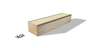 SB LEDGE 200x33cm (WOOD)