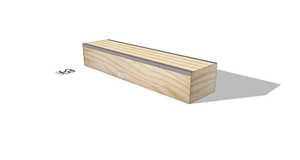 SB LEDGE 200x33cm (WOOD)