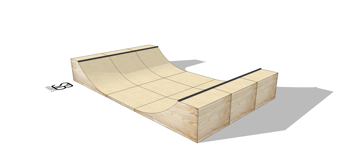 MINIRAMP 75 3 MODULES (WOOD) – SB RAMPS