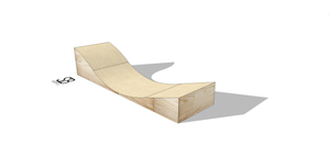 WAVERAMP SURFSKATE EXTENSION 1 MODULE (WOOD)