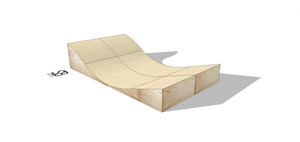 SURFSKATE WAVERAMP 2 MODULES (WOOD)