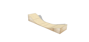 WAVERAMP SURFSKATE EXTENSION 1 MODULE (WOOD)